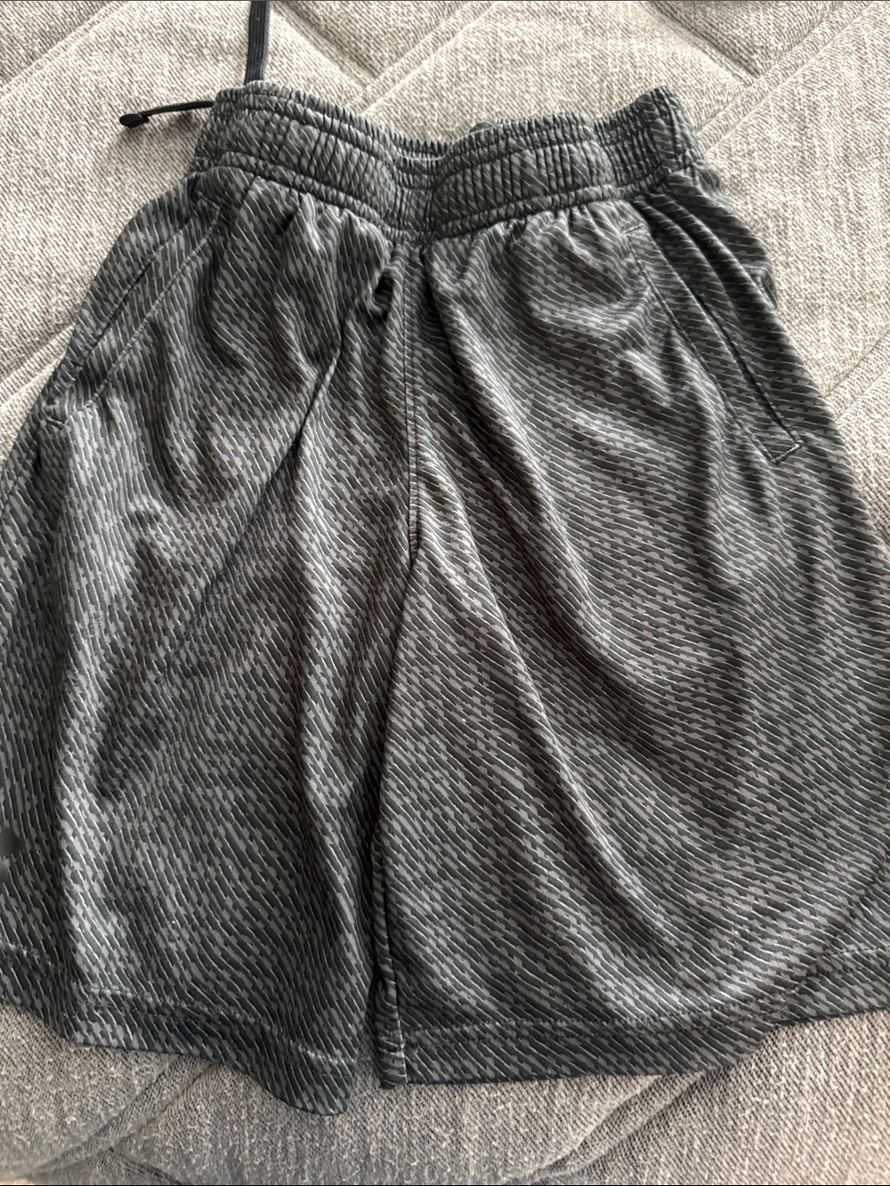 Under Armour Gray Textured Athletic Shorts